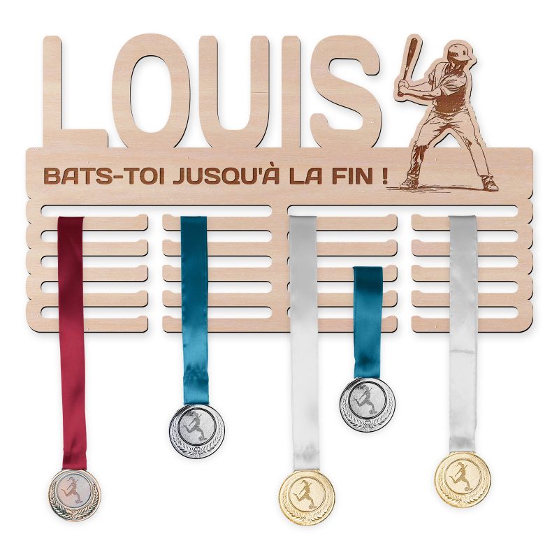 Cintre de médaille - Baseball, homme