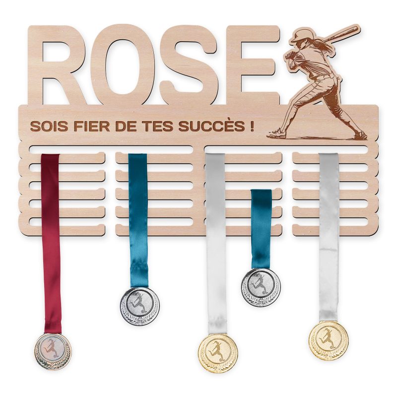 Cintre de médaille - Baseball, femme