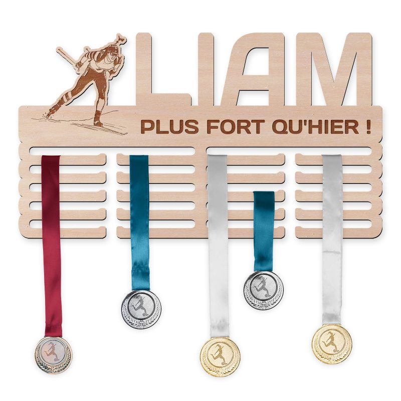 Cintre de médaille - Biathlon, homme