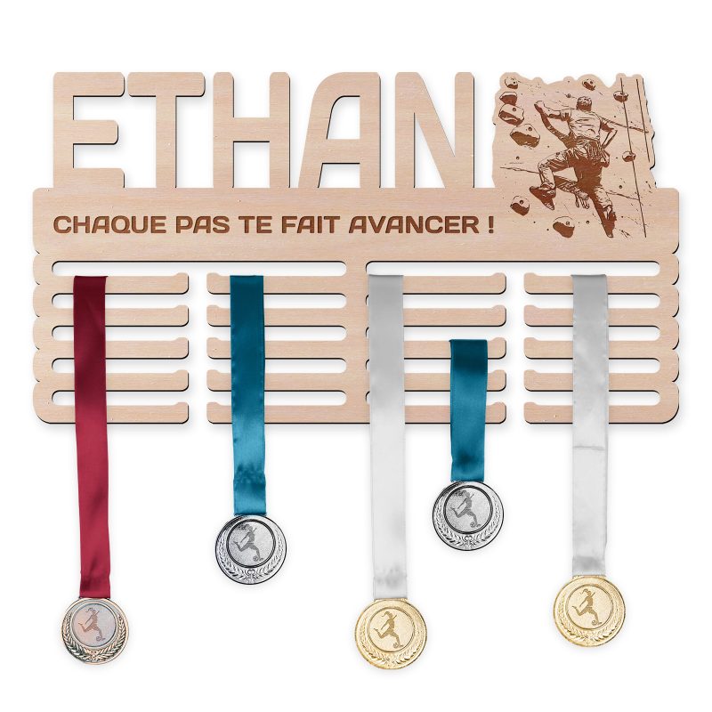Cintre de médaille - Escalade, homme