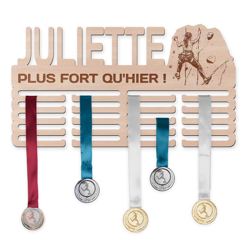 Cintre de médaille - Escalade, femme