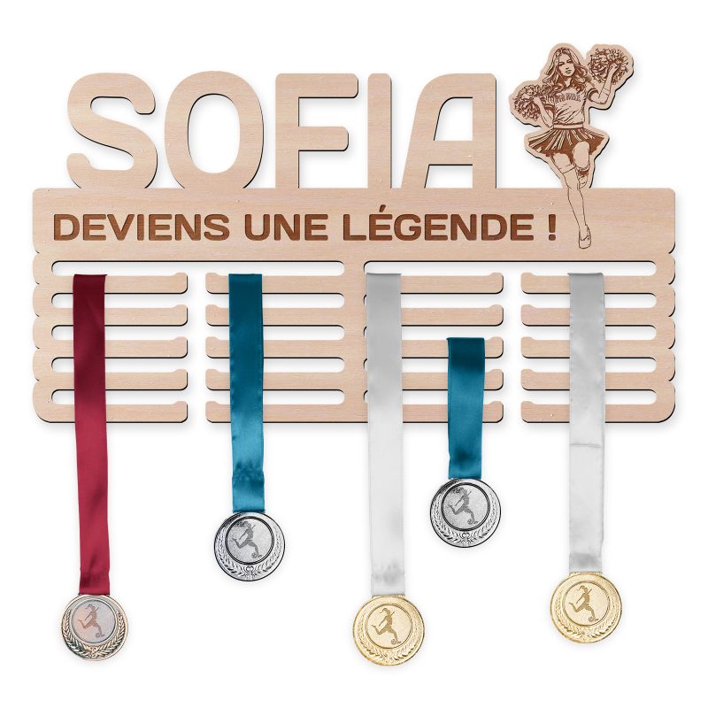 Cintre de médaille - Cheerleading