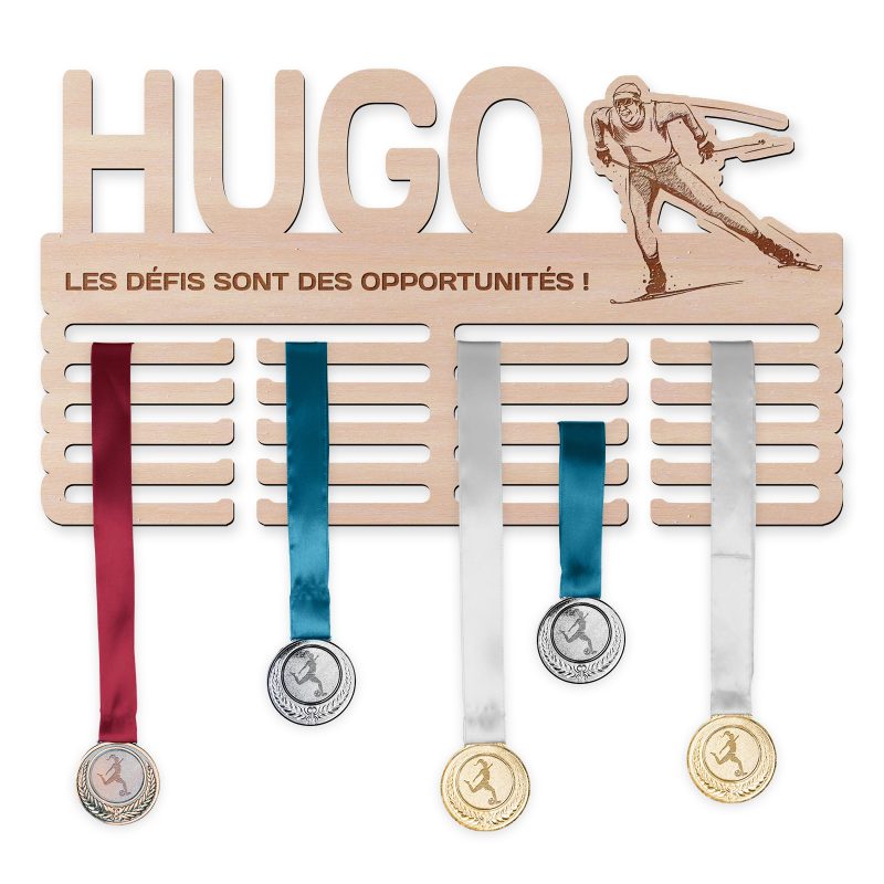 Cintre de médaille - Ski de fond, homme