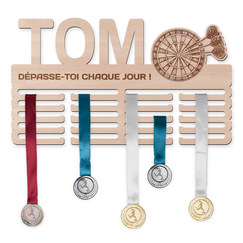 Cintre de médaille - Fléchettes