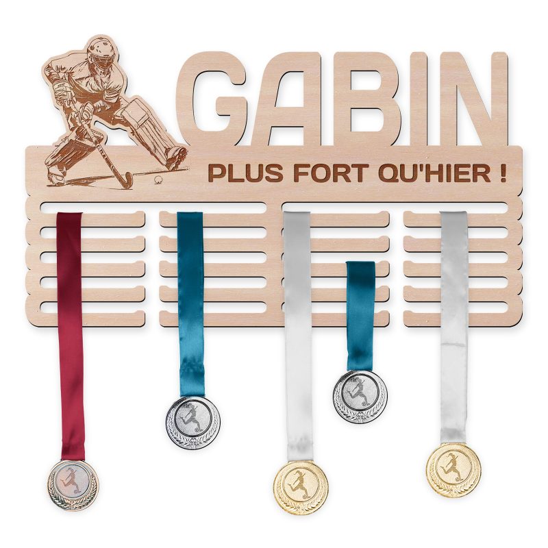 Cintre de médaille - Hockey sur gazon, homme, gardien de but