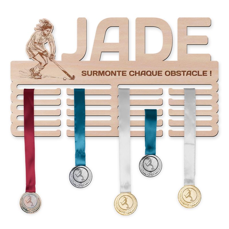 Cintre de médaille - Hockey sur gazon, femme