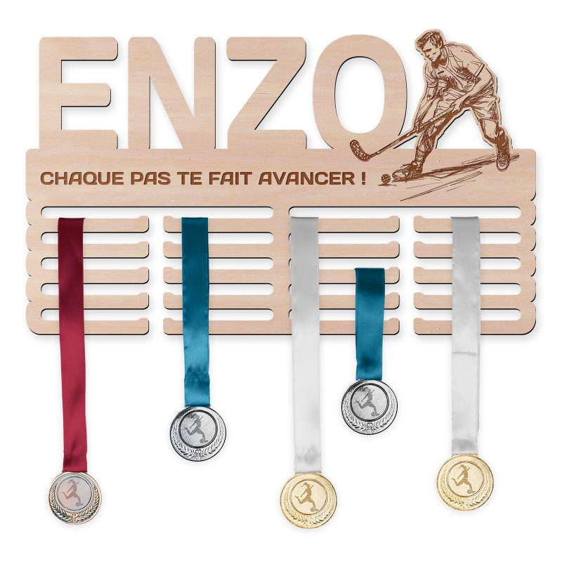 Cintre de médaille - Floorball, homme