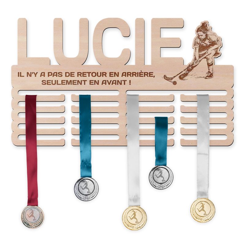 Cintre de médaille - Floorball, femme