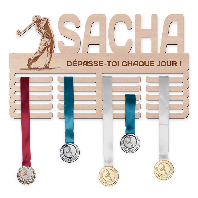 Cintre de médaille - Golf, homme