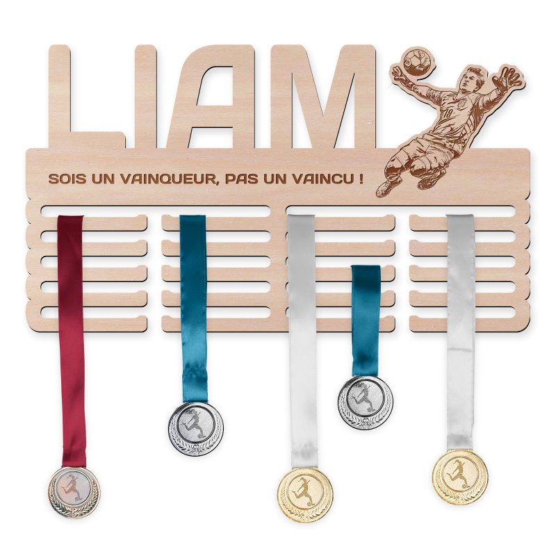 Cintre de médaille - Handball, homme, gardien de but