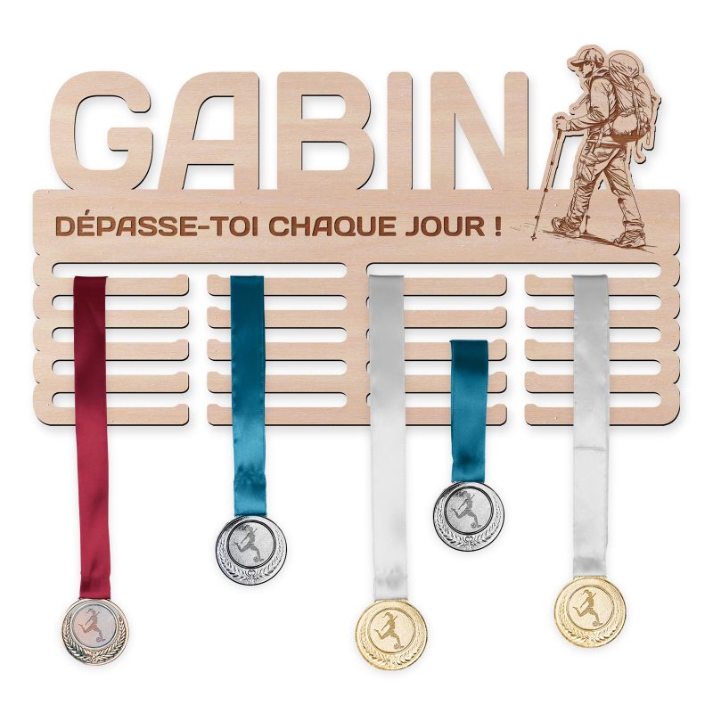 Cintre de médaille - Randonnée, homme