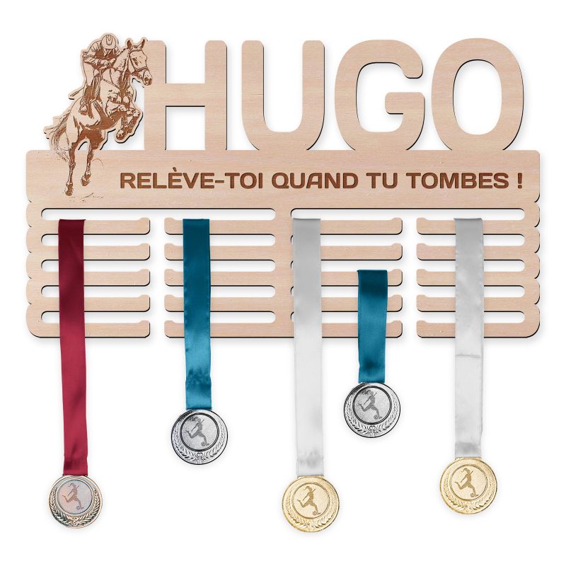 Cintre de médaille - Saut d'obstacles, homme