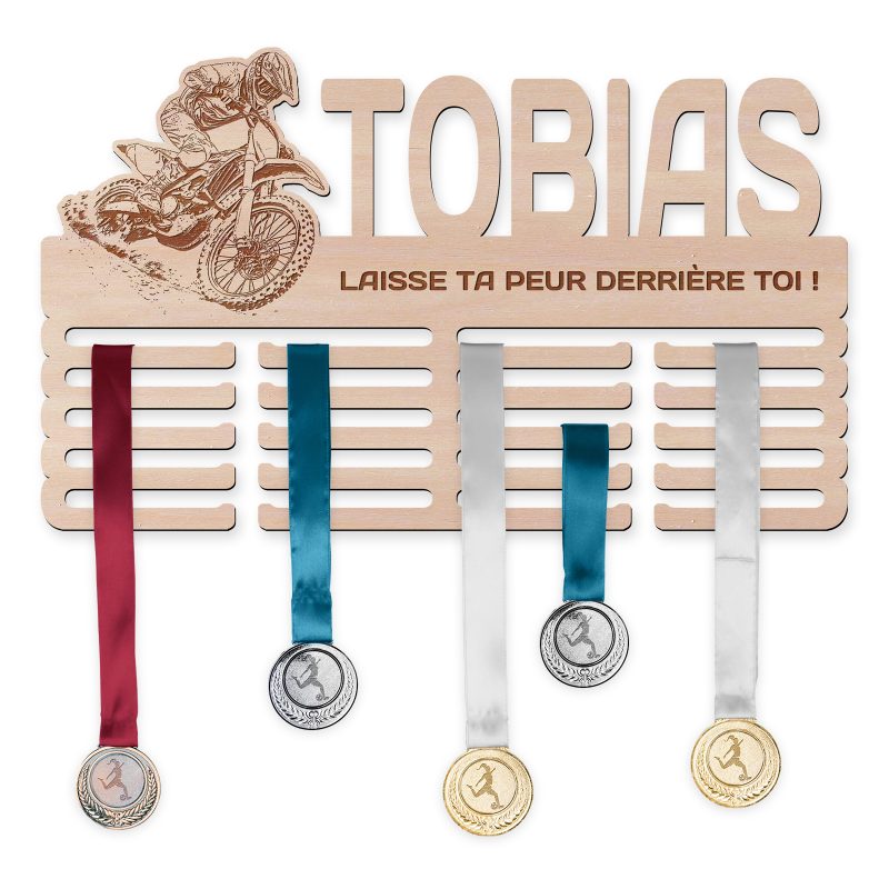 Cintre de médaille - Moto-cross