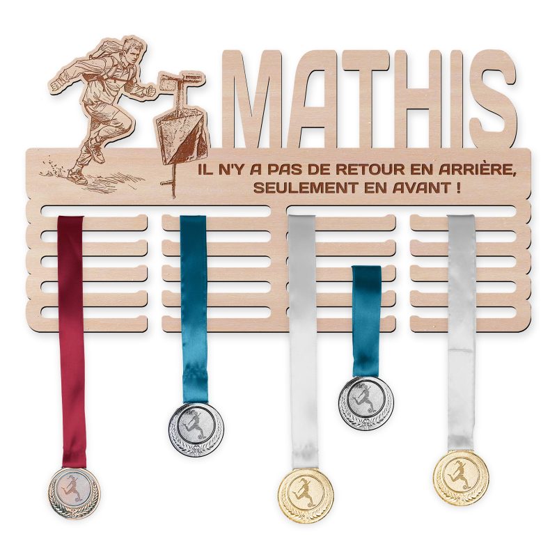 Cintre de médaille - Course d'orientation, homme