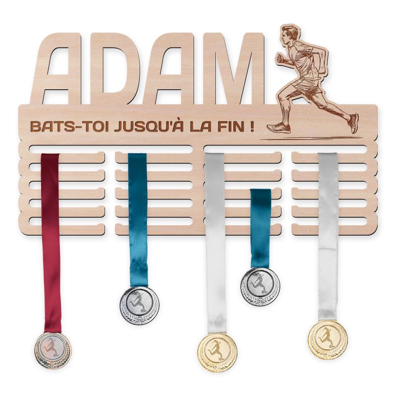 Cintre de médaille - Course à pied, homme