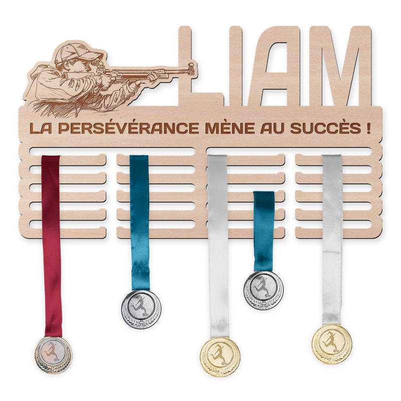 Cintre de médaille - Tir, homme