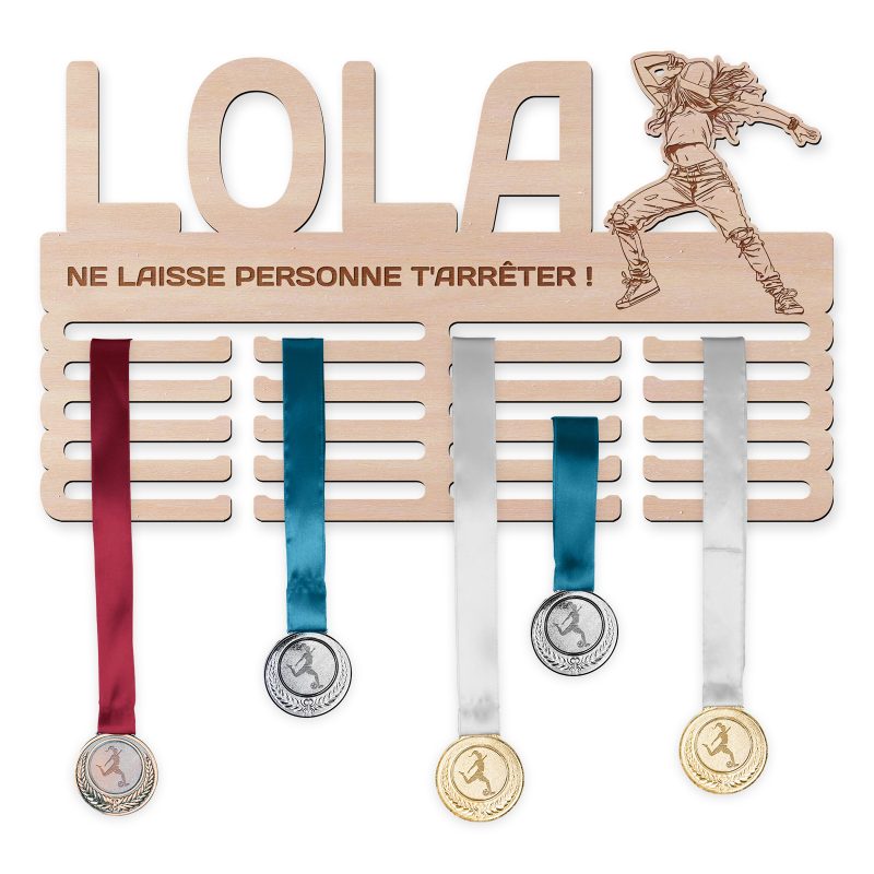 Cintre de médaille - Danse de rue