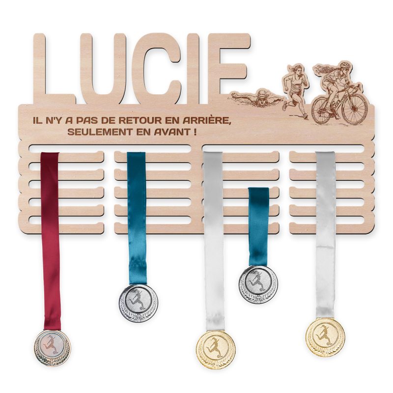 Cintre de médaille - Triathlon, femme
