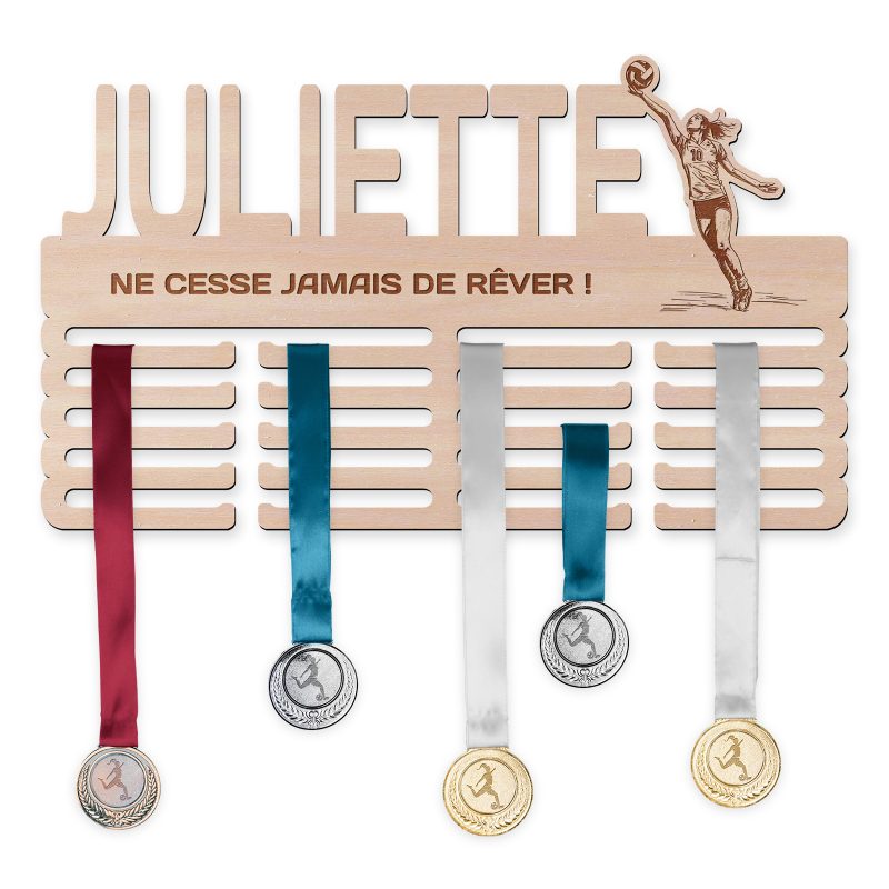 Cintre de médaille - Volleyball, femme