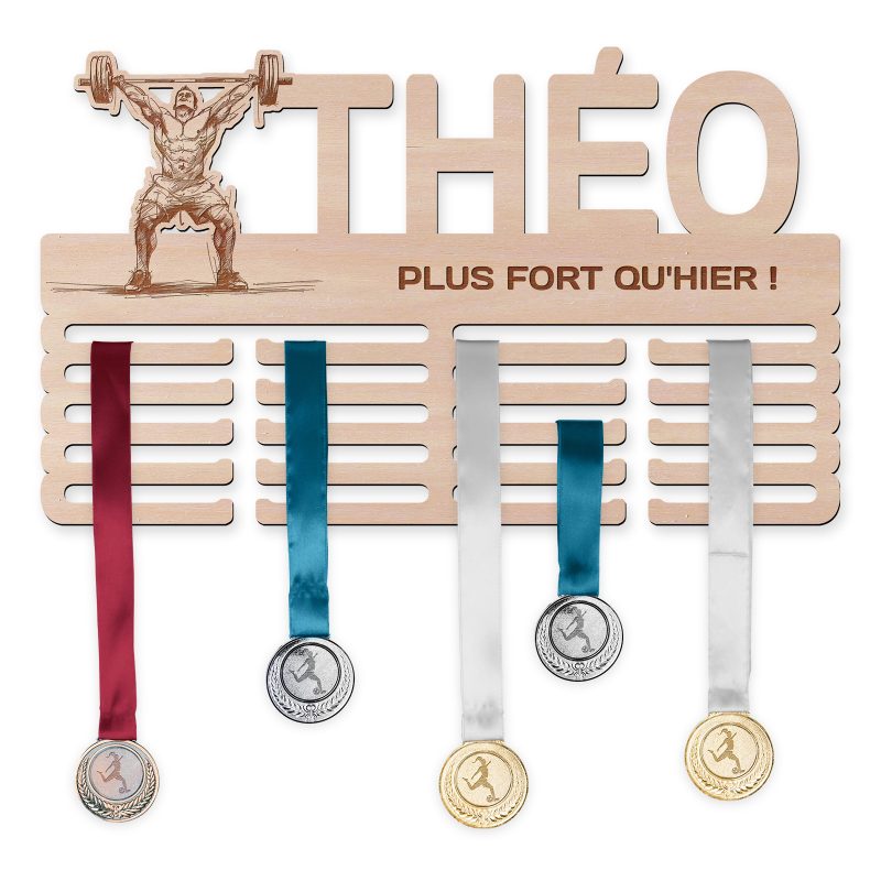Cintre de médaille - Haltérophilie, homme